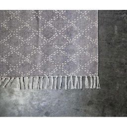 HSM Collection tapijt Varde - grijs - 90x60 cm - Leen Bakker