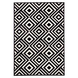 Zala Living tapijt Art - zwart/crème - 200x290 cm - Leen Bakker