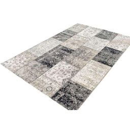 Home Living tapijt Retro - grijs - 75x150 cm - Leen Bakker