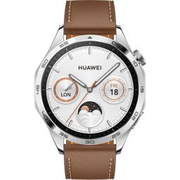 Huawei Watch GT 4 Argent/Brun 46 mm