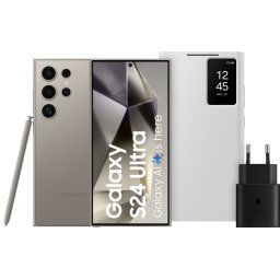 Samsung Galaxy S24 Ultra 256 Go Gris 5G + Kit de Démarrage