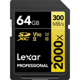 Lexar PRO Gold 64Go SDXC