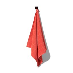 HEMA Keukendoek 50x50 Katoen Koraal (koraal)