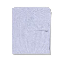 HEMA Tafelkleed Blauw Chambray Katoen 140x240 (blauw)
