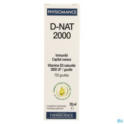 D-nat 2000 Fl Gutt 20ml Physiomance Phy341