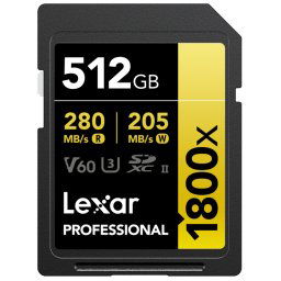 Lexar Professional 1800x OR 512 Go SDXC