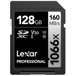 Lexar Professional 1066x SILVER 128 Go SDXC 160 Mo/s