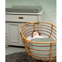 Wiegdeken Knit Basic 75 x 100 cm - Forest green