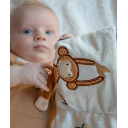 Zacht plushen Activiteiten buggy boekje Jungle