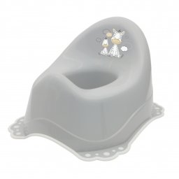 Plaspotje zebra grijs