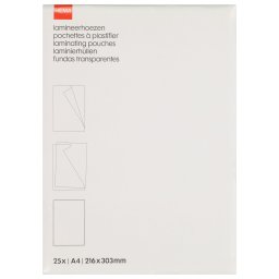 HEMA Lamineerhoezen 80 Micron 21.6x30.3 - 25 Stuks
