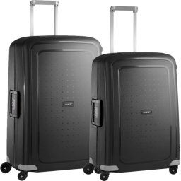 Samsonite S'Cure Valise à 4 Roulettes 69 + 75 cm Noir Set de Valises