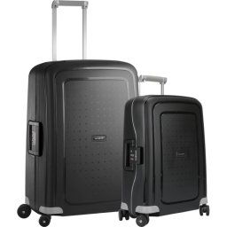 Samsonite S'Cure Valise à 4 Roulettes 55 + 69 cm Noir Set de Valises