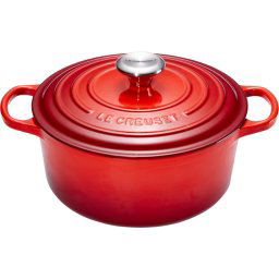 Le Creuset Signature Cocotte Ronde 24 cm Rouge Cerise