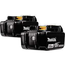 Makita BL1850B Batterie LXT 18 V 5,0 Ah Lot de 2