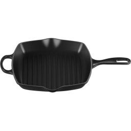 Le Creuset Skillet Poêle à Griller Carrée 26 cm Noir