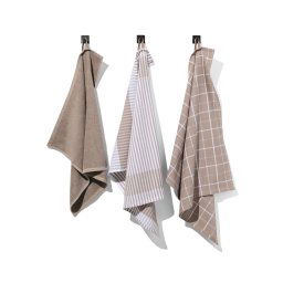 HEMA Thee- En Keukendoeken Bruin - 4 Stuks (naturel)