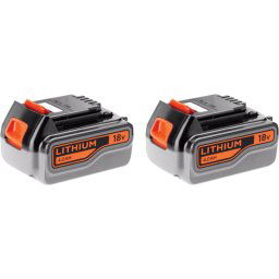 Black+Decker Batterie 18 V 4,0 Ah lithium-ion (2x)