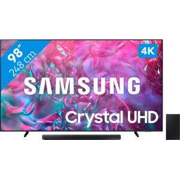 Samsung Crystal UHD 98DU9070 (2024) + Barre de Son