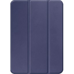 Just in Case Smart Tri-Fold Apple iPad (2022) Book Case Bleu