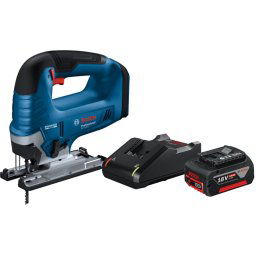 Bosch Professional GST 18 V-125 B + 4,0 Ah Batterie et Chargeur