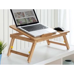 Verstelbare Laptoptafel Bamboe