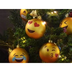 Emoji Kerstballen