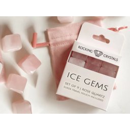 Ice Cubes Rose Quartz (Set van 9)