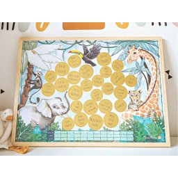 Baby Mijlpaal Krasposter