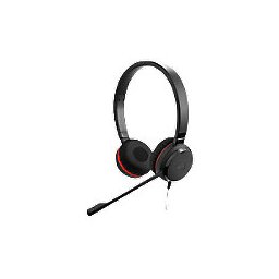 Jabra Evolve 30 II MS Stereo Bedrade Over-Hoofd Headset Telefoonheadset Over-Hoofd met Ruisonderdrukking USB Type-A, 3,5 mm Jack met Microfoon Zwart
