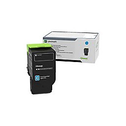 Lexmark 78C2XCE Origineel Tonercartridge Cyaan