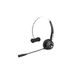 MediaRange draadloze headset MROS305 bluetooth met microfoon zwart