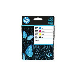 HP 934/5 originele inktcartridge 6ZC72AE zwart, cyaan, magenta, geel multipak 4 stuks