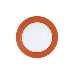 Bord Nova Oceaan Wit, oranje 12 Stuks