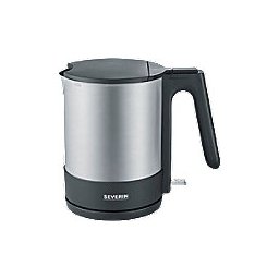 SEVERIN Elektrische waterkoker Draadloos WK 3409 1,7 L Roestvrij staal 2200 W Zilver, zwart