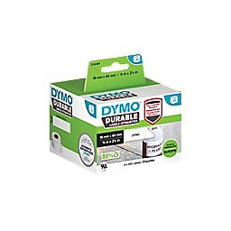 DYMO LW 2112284 2112284 Multifunctionele etiketten Zelfklevend Zwart op wit 19 mm (B) x 0,064 m (L) 900 etiketten