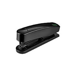 Novus re+new Nietmachine B 2 half strip 25 Vel Zwart 24/6, 26/6 Kunststof, metaal