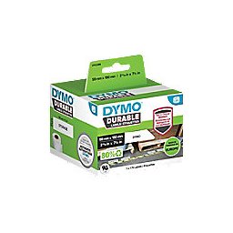 DYMO LW FG611200YEL Etiketten Zelfklevend Wit 190 (B) x 59 (H) mm170 etiketten