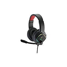 MEDIARANGE Headset GS301 Zwart, rood