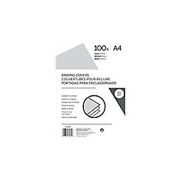 Inbindkaften A4 Plastic 190-285 Microns Wit 100 Stuks