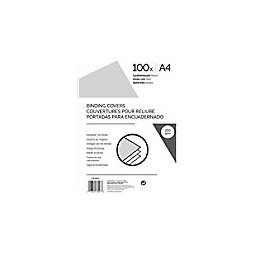 Inbindkaften A4 Leder 190-285 Microns Zwart 100 Stuks