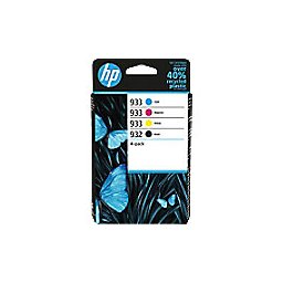 HP 932/933 originele inktcartridge 6ZC71AE zwart, cyaan, magenta, geel multipak 4 stuks