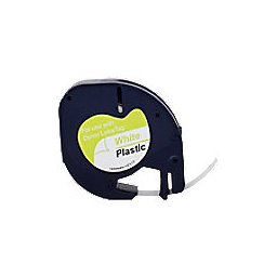 LT Etiketteertape Compatibel DYMO 91221 5DY91221-WT Zelfklevend 56 mm x 4 m