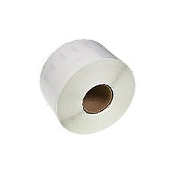 LW Etiketrol Compatibel DYMO 99012 5DY99012-WT Zelfklevend Zwart op Wit 53 mm 260 Etiketten