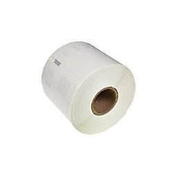 LW Etiketrol Compatibel DYMO 99015 RL-D-99015T Zelfklevend Zwart op Wit 74 mm 320 Etiketten