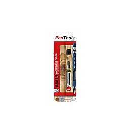 Pentel Vulpotlood-set AM13 1.3mm Zwart met 8 Navulstiften