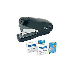 Rapesco Flat clinch-nietmachine 1688 Halve strip 30 Vel Zwart 6 mm Kunststof