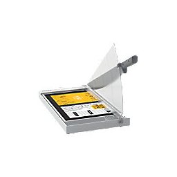 Leitz Precision Home Office Snijmachine 9020 A3 420 mm Stalen Snijblad Snijoppervlak van Gelamineerd Hout EdgeGlow Licht Grijs 10 Vel