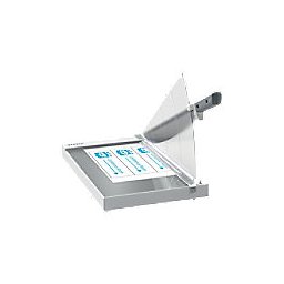 Leitz Precision Office Snijmachine 9021 A4+ 381 mm Stalen Snijblad Premium Snijoppervlak van Glas EdgeGlow Licht Grijs 15 Vel