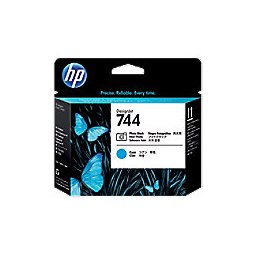 HP 744 Origineel Printkop F9J86A Cyaan & foto zwart